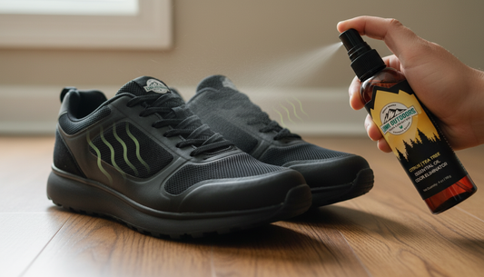 New sneakers emitting rubber smell, needing overnight odor removal