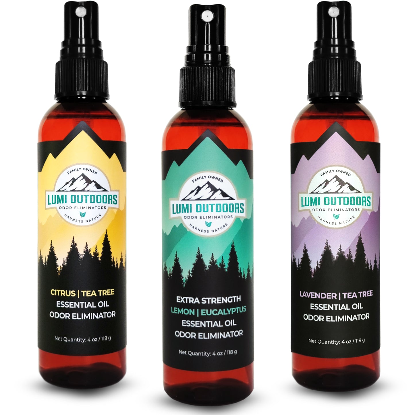 Lumi Outdoors Shoe Deodorizer Spray (3-Pack) | Stock Up & Save