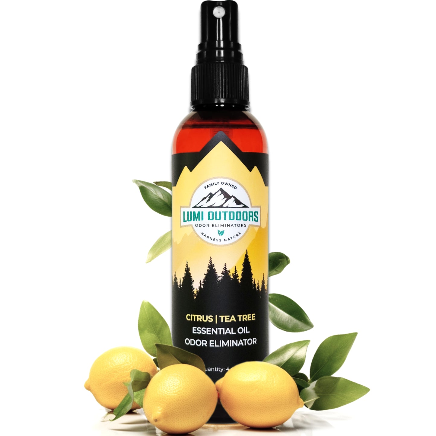Lumi Outdoors Natural Shoe Deodorizer Spray | Citrus & Tea Tree