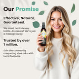 Lumi Outdoors Natural Shoe Deodorizer Spray | Citrus & Tea Tree
