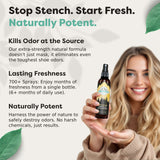 Lumi Outdoors Natural Shoe Deodorizer Spray | Citrus & Tea Tree