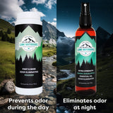 Lumi Outdoors Shoe Deodorizer Bundle | 1 Natural Spray & 1 Powder