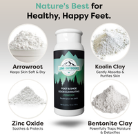 Natural Foot & Shoe Deodorizer Powder | Lemon