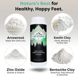 Lumi Outdoors Natural Shoe Deodorizer Powder | Energizing Lemongrass