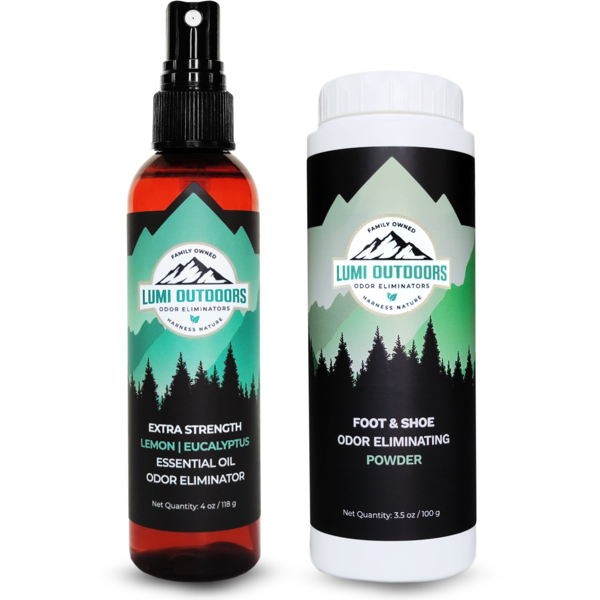 Shoe Odor Remover Spray Foot Powder Bundle Lumi Outdoors