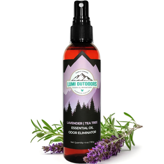 Lumi Outdoors Natural Shoe Deodorizer Spray | Lavender & Tea Tree