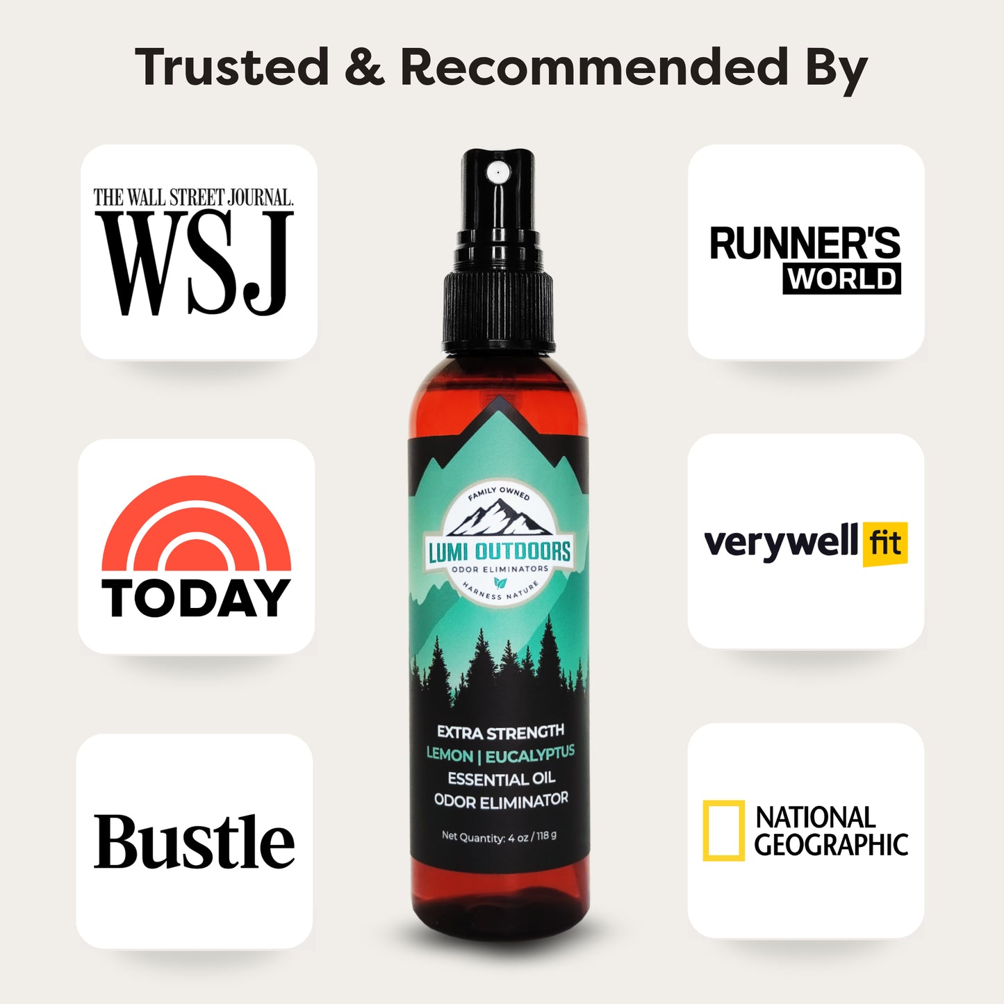 Lumi Outdoors Shoe Deodorizer Bundle | 1 Natural Spray & 1 Powder