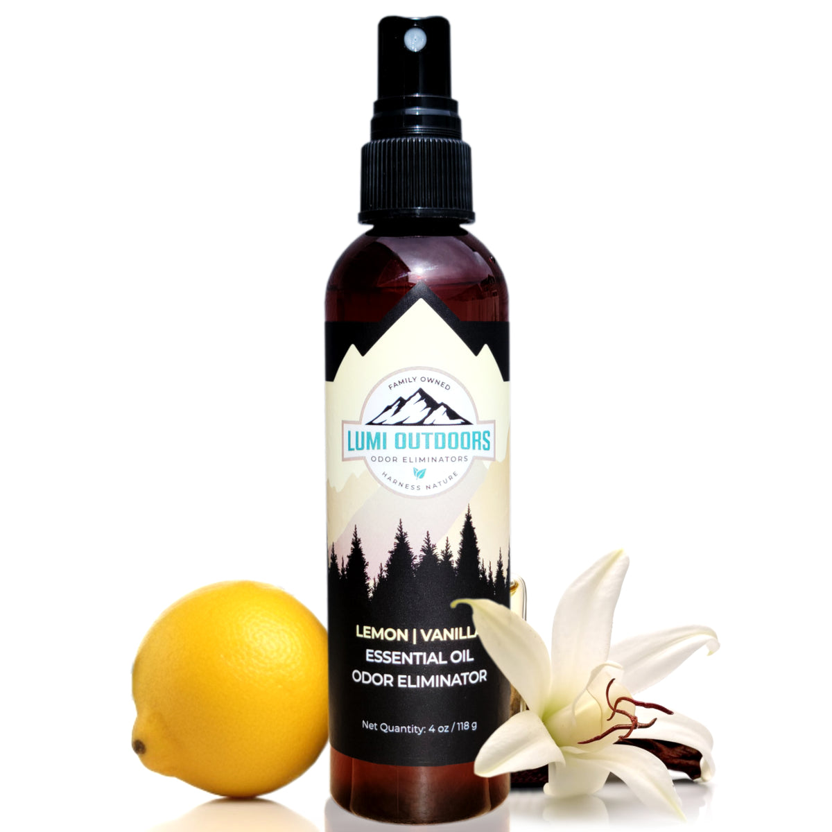 Lumi Outdoors Natural Odor Eliminating Room Spray | Lemon Vanilla