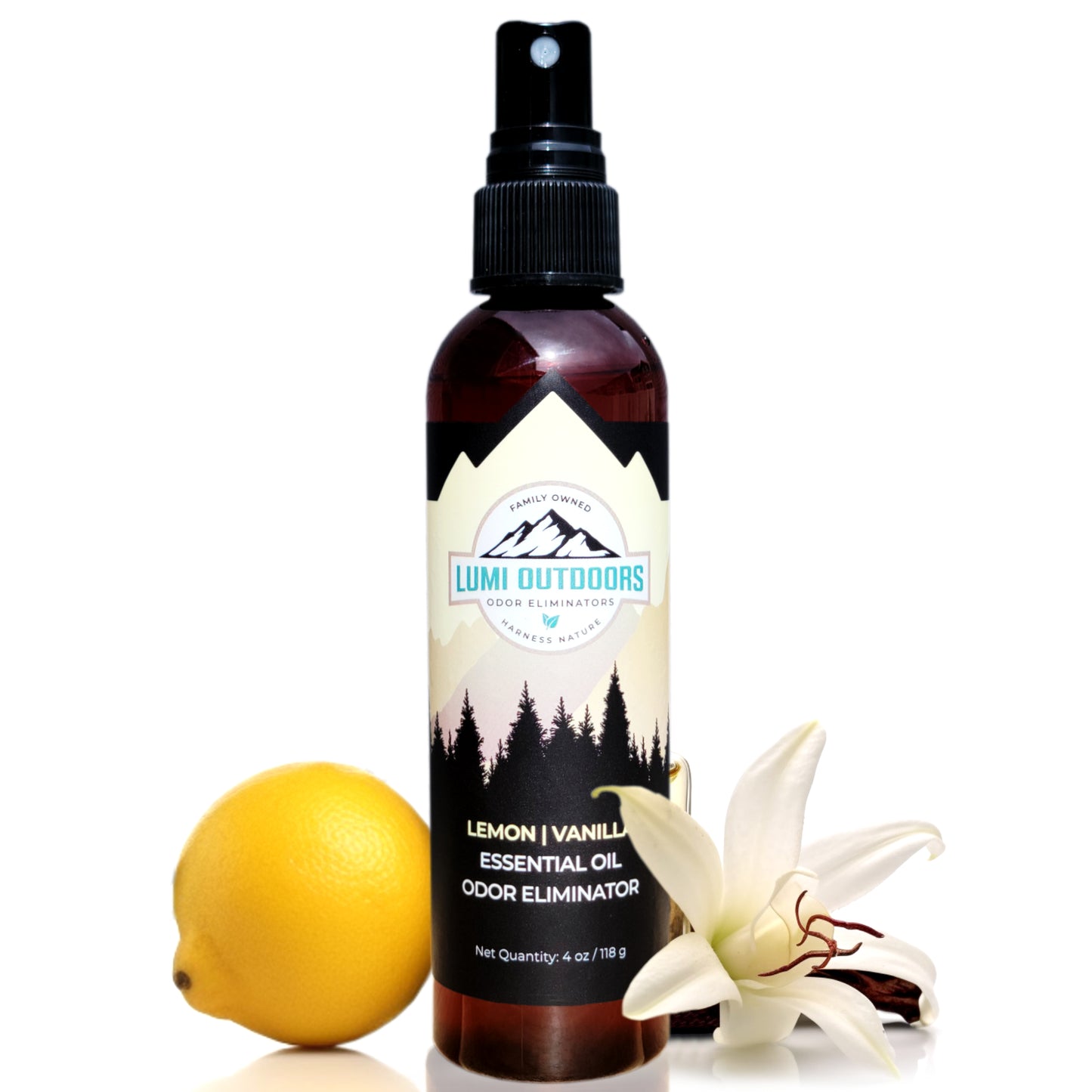 Lumi Outdoors Natural Odor Eliminating Room Spray | Lemon Vanilla