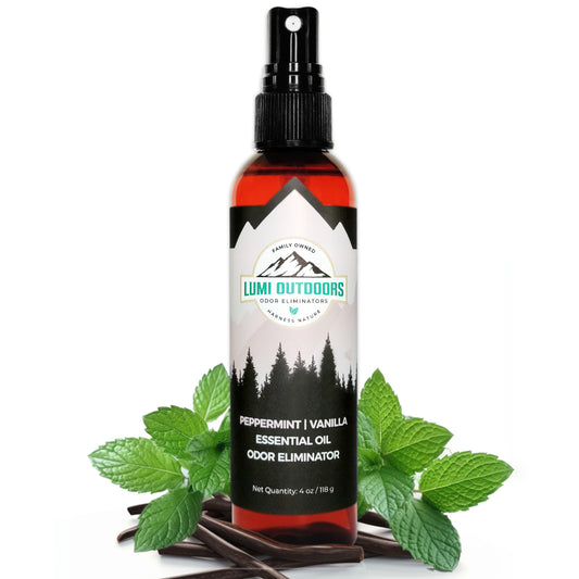 Lumi Outdoors Natural Odor Eliminating Room Spray | Peppermint Vanilla