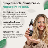 Natural Shoe Deodorizer Spray | Lavender & Tea Tree